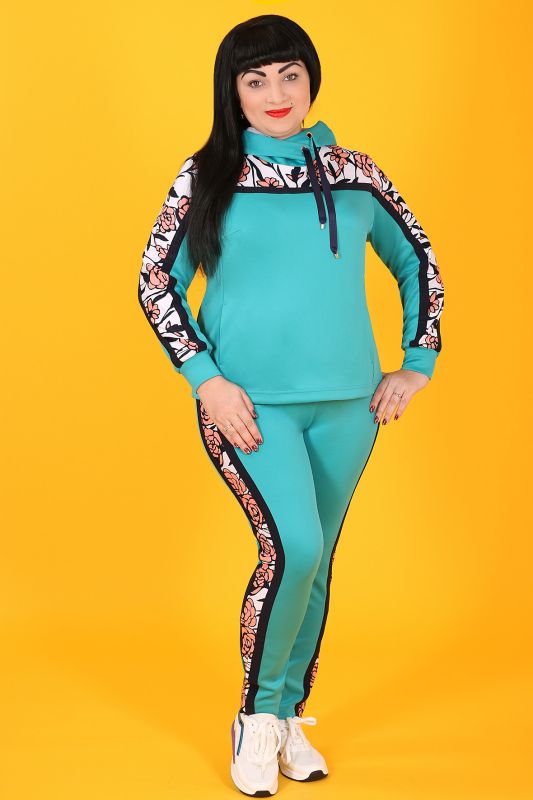 Women's tracksuit with a pattern