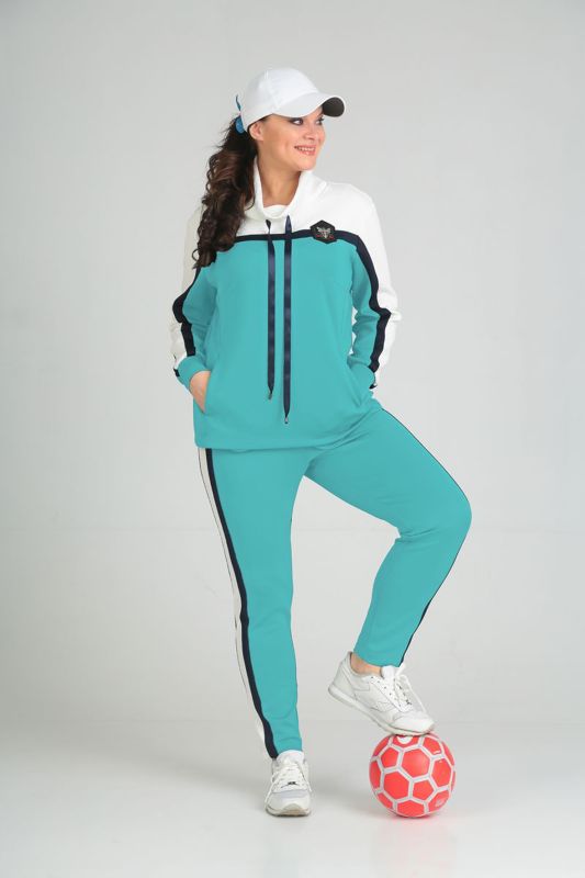 Bright color women's sports suit