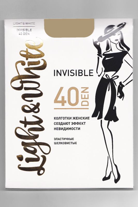 LIGHT&amp;WHITE INVISIBLE 40 Tights